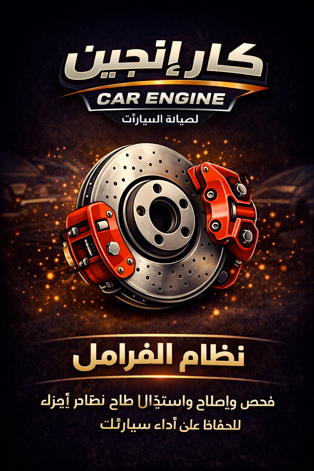 نظام الفرامل - كار إنجين الرياض صيانة نظام الفرامل في الرياض - فحمات وأقراص - كار إنجين