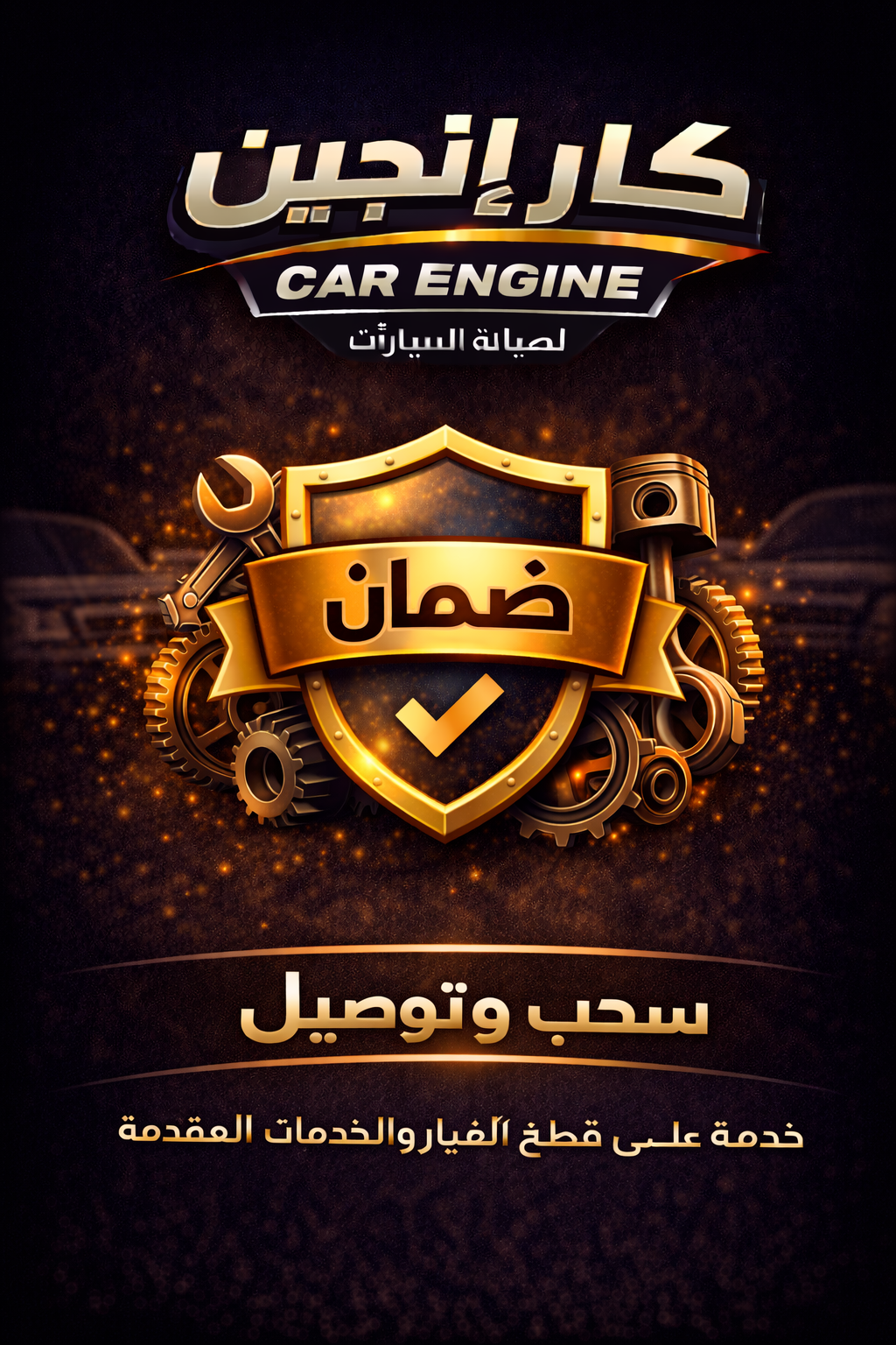 الضمان - كار إنجين الرياض ضمان قطع الغيار والخدمات - كار إنجين الرياض